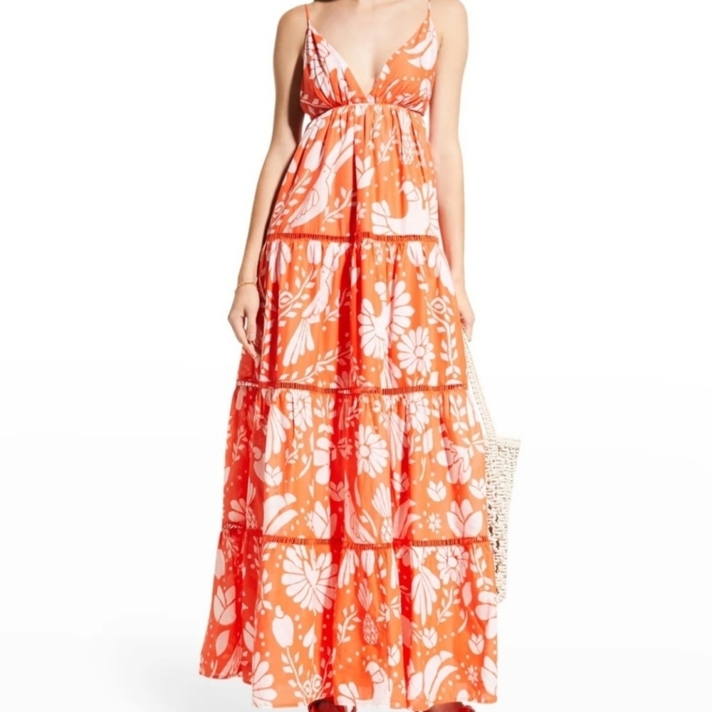 Farm Rio Jungle Maxi Dress size S NWOT